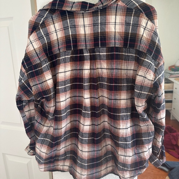 Uniqlo oversized flannel shirt - Picture 2 of 3